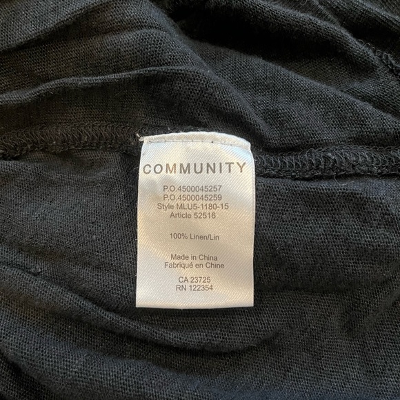 Community linen henley - Picture 3 of 3